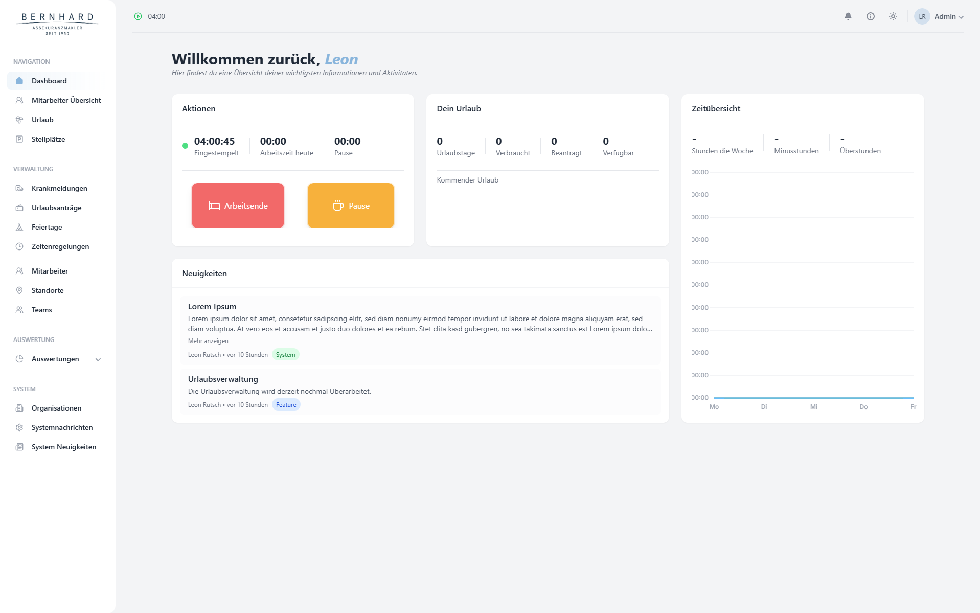 Dashboard Preview